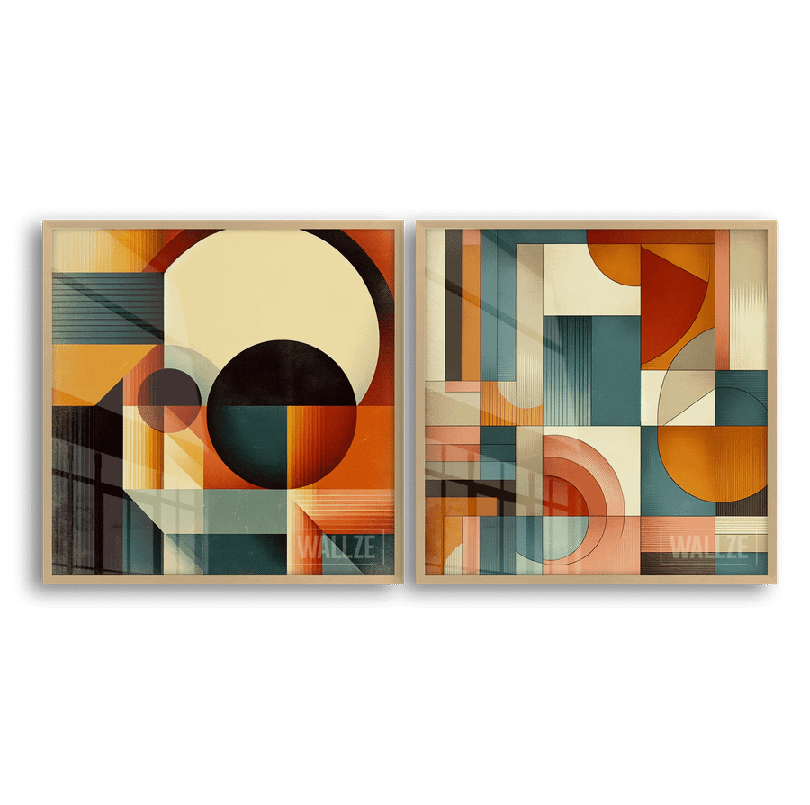 Kit Quadros Decorativos Sinfonia de Formas - imagem 8