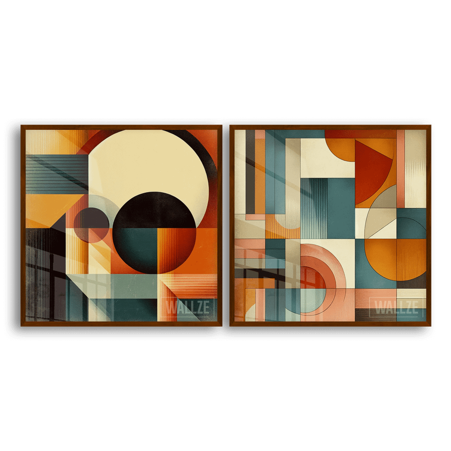 Kit Quadros Decorativos Sinfonia de Formas - imagem 9