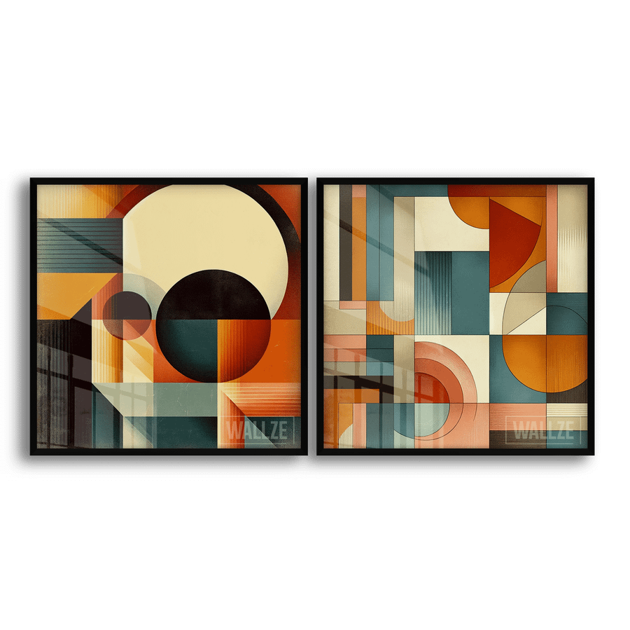 Kit Quadros Decorativos Sinfonia de Formas - imagem 6