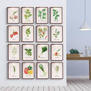 Kit Quadros Decorativos Temperos - vista aproximada da impressão