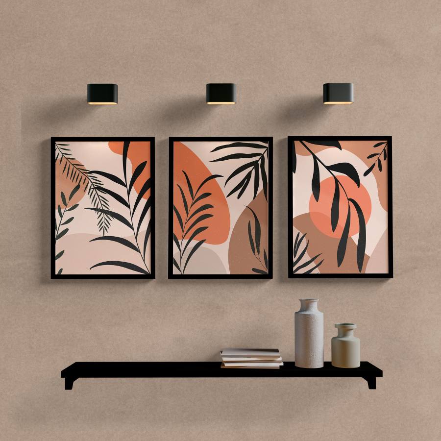 Kit Quadros Decorativos Tropical - quadro decorativo em ambiente decorado