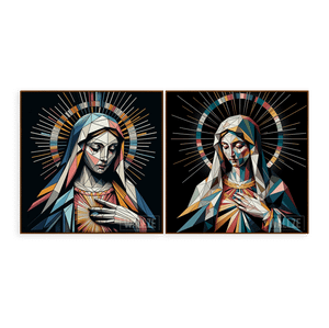 Kit Quadros Decorativos Virgem Maria -  A Mãe da Misericórdia - imagem 5