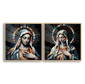Kit Quadros Decorativos Virgem Maria -  A Mãe da Misericórdia - imagem 8