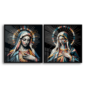 Kit Quadros Decorativos Virgem Maria -  A Mãe da Misericórdia - imagem 7