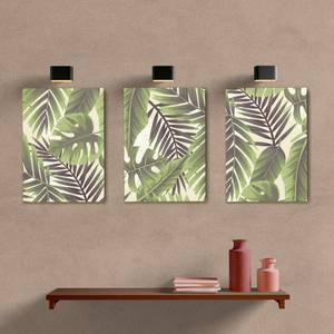 Kit Quadros Decorativos Folhas - 0079 - quadro decorativo em ambiente decorado