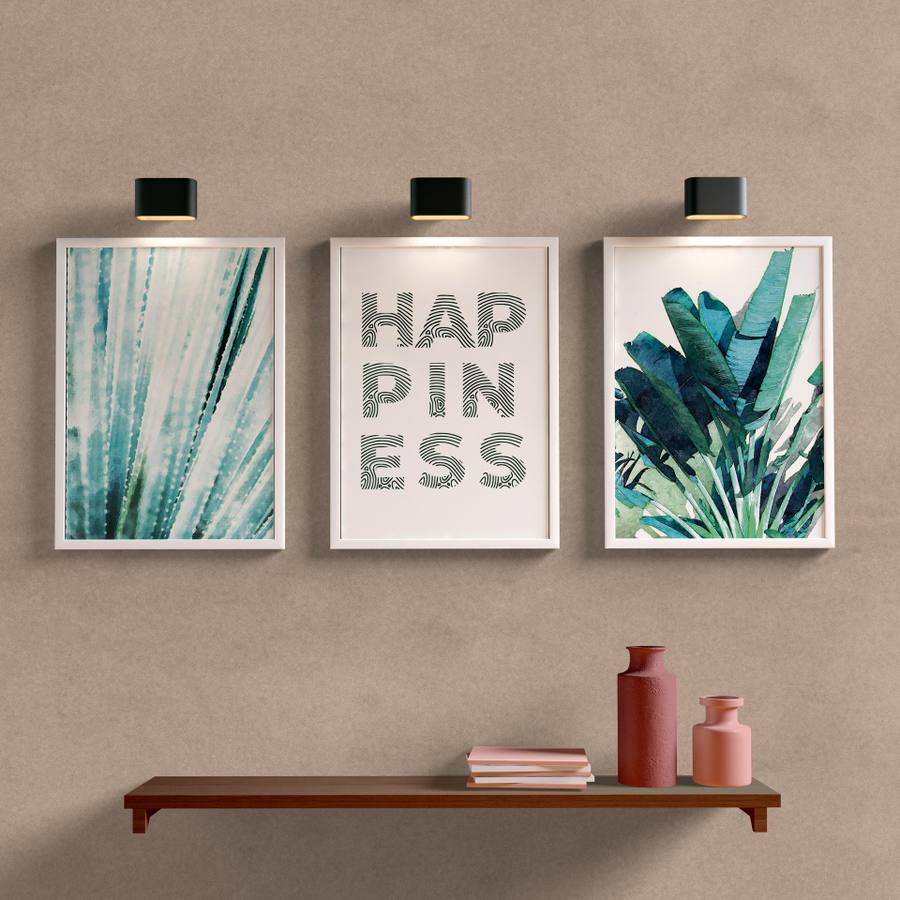Kit Quadros Decorativos Happiness