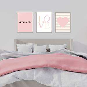Kit Quadros Love - vista aproximada da impressão