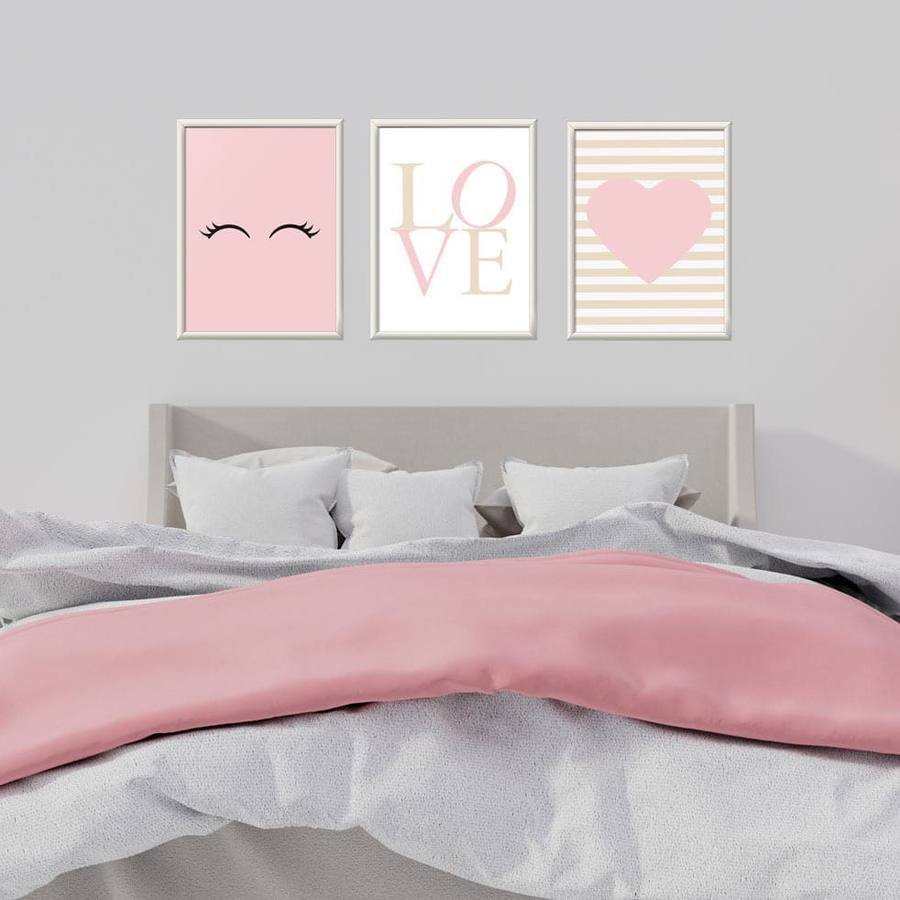 Kit Quadros Love - vista aproximada da impressão