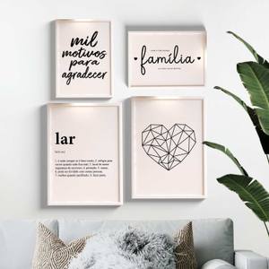 Kit Quadros Mil Motivos Slim