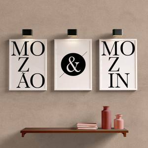 Kit Quadros Decorativos Para Quarto Mozão & Mozin