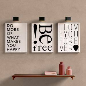 Kit Quadros Decorativos Sala Be Free