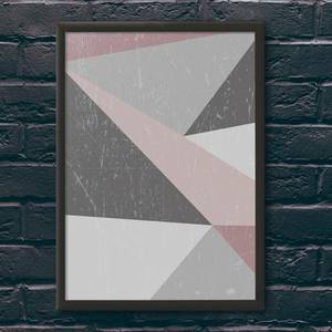 Quadro Decorativo Abstrato - quadro decorativo em ambiente decorado