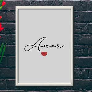 Quadro Decorativo Amor | Wallze