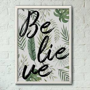 Quadro Decorativo Believe | Wallze
