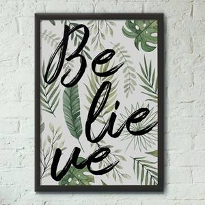 Quadro Decorativo Believe - quadro decorativo em ambiente decorado