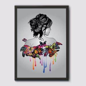 Quadro Decorativo Borboletas | Wallze