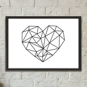 Quadro Decorativo Coração | Wallze