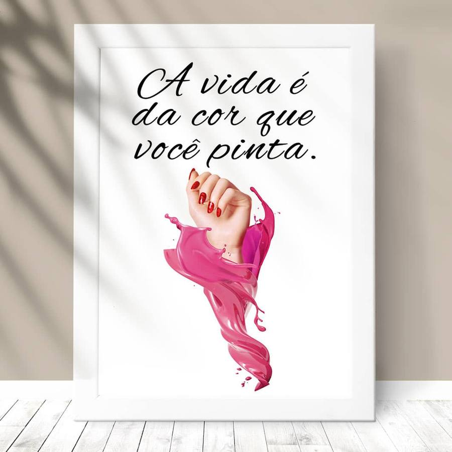 Quadro Decorativo Manicure