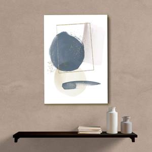 Quadro Decorativo Abstrato Aquarela - quadro decorativo em ambiente decorado