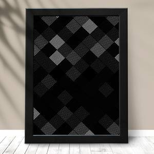 Quadro Abstrato black