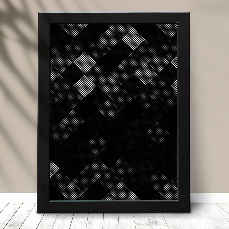 Quadro Abstrato black