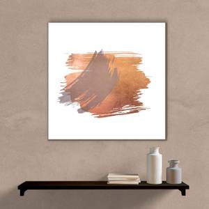 Quadro Decorativo  Abstrato Cobre - quadro decorativo em ambiente decorado