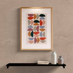 Quadro Decorativo Abstrato Color - quadro decorativo em ambiente decorado