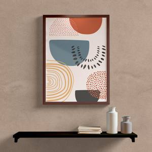 Quadro Decorativo Abstrato Color Formas - vista aproximada da impressão