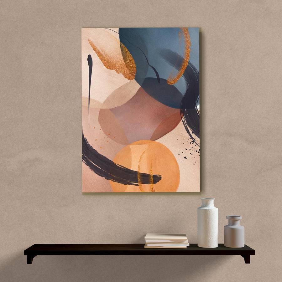 Quadro Decorativo Abstrato Color - vista aproximada da impressão
