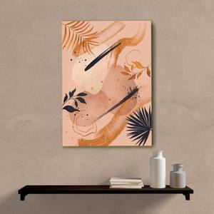 Quadro Decorativo Abstrato Gold - quadro decorativo em ambiente decorado