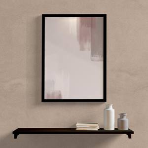 Quadro Decorativo Abstrato Lilás - detalhe da moldura e acabamento