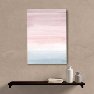 Quadro Decorativo Abstrato Mar - detalhe da moldura e acabamento