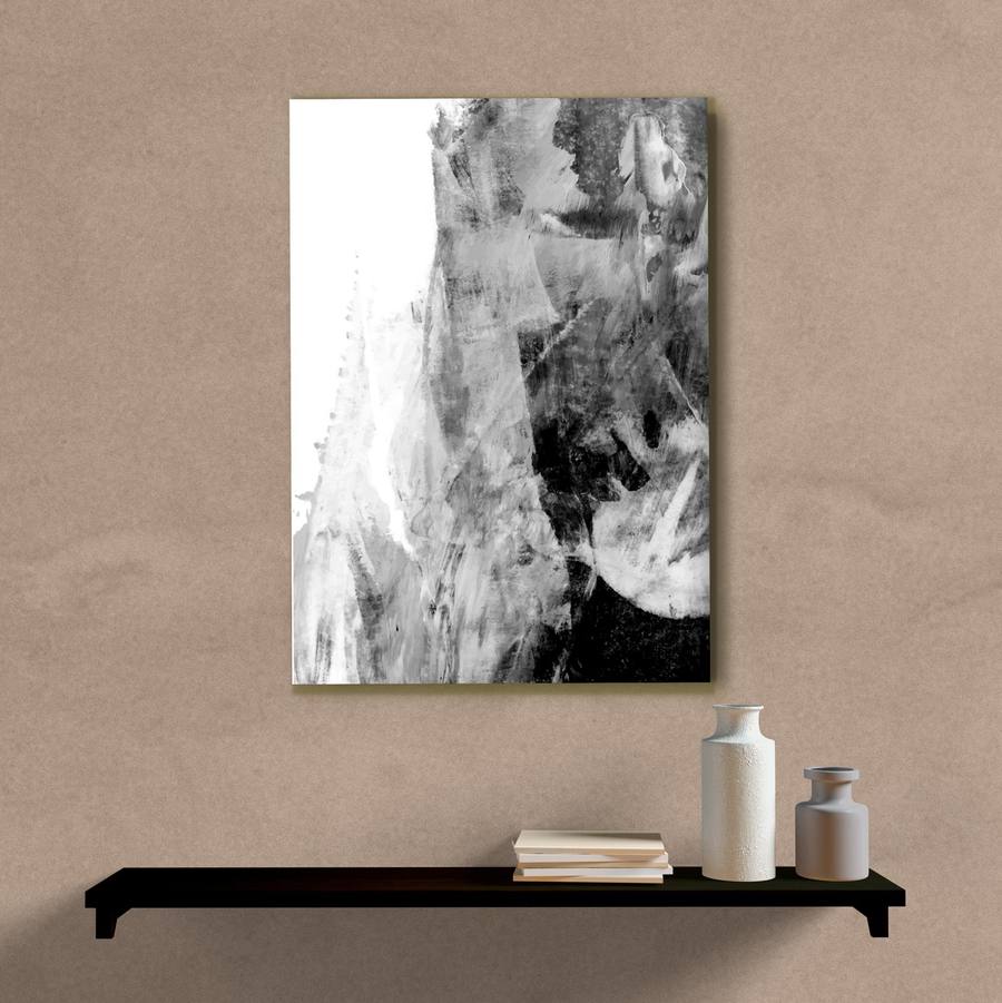 Quadro Decorativo Abstrato Preto II - imagem 5