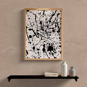 quadro decorativo abstrato preto