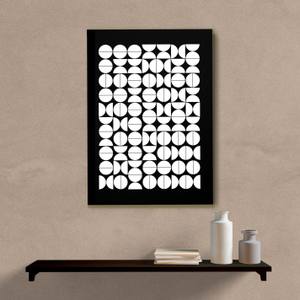 Quadro Decorativo Abstrato Tim - quadro decorativo em ambiente decorado