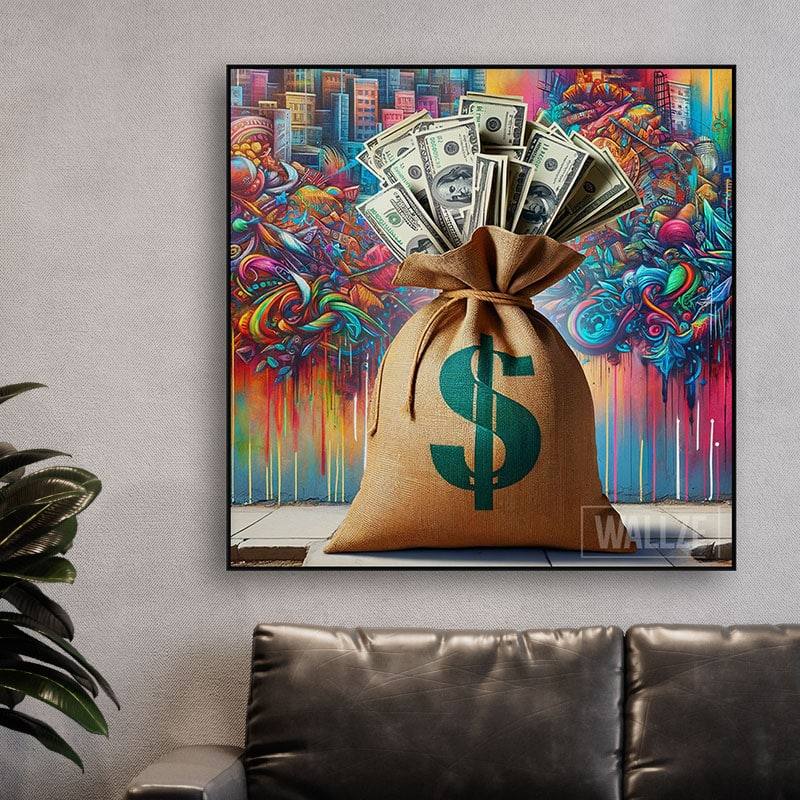 Quadro Decorativo Abundância na Arte Urbana | Wallze