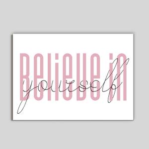 Quadro Decorativo Acredite em você - quadro decorativo em ambiente decorado