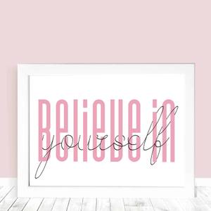 Quadro Decorativo Acredite em você | Wallze