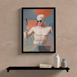 Quadro Decorativo Aesthetic Vibing - quadro decorativo em ambiente decorado