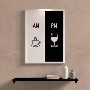 Quadro Decorativo AM PM
