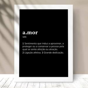 Quadro Decorativo Amor