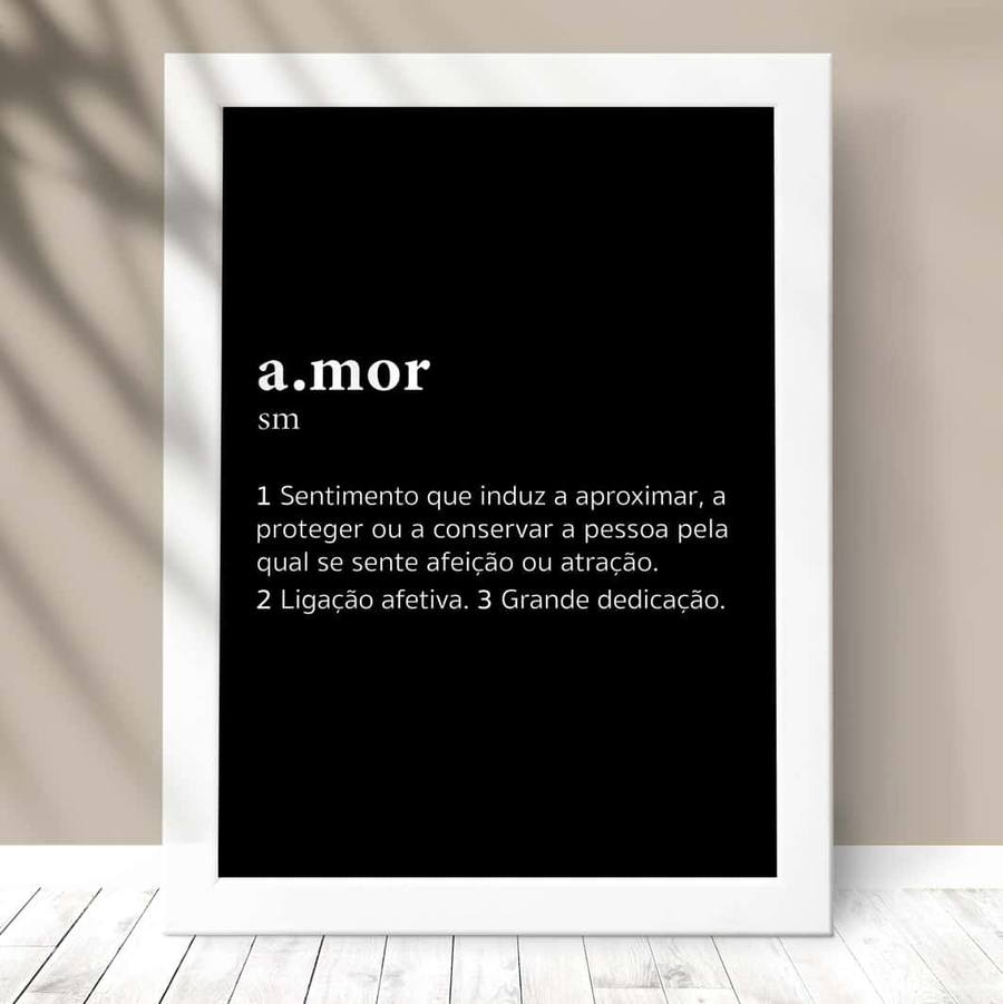Quadro Decorativo Amor