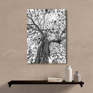 Quadro Decorativo Árvore P&B - quadro decorativo em ambiente decorado