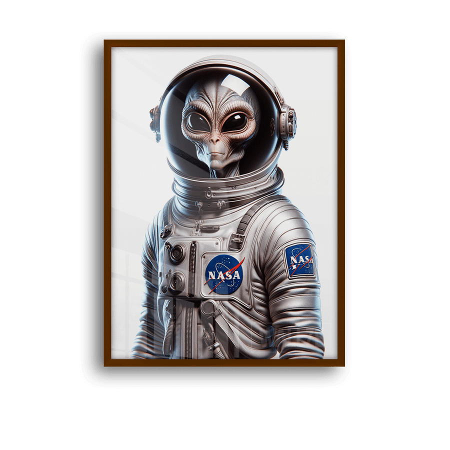 Quadro Decorativo Astronauta Alienígena - imagem 9