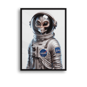 Quadro Decorativo Astronauta Alienígena - imagem 7
