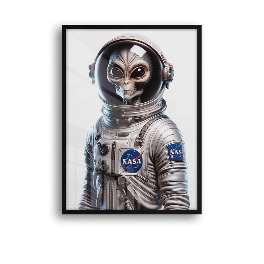 Quadro Decorativo Astronauta Alienígena - imagem 7