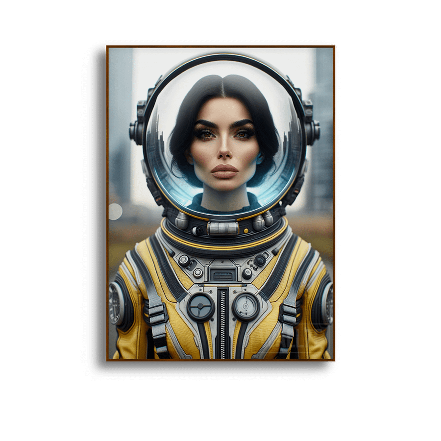 Quadro Decorativo Astronauta Bela - imagem 5