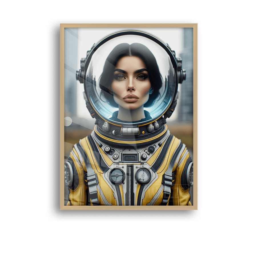 Quadro Decorativo Astronauta Bela - imagem 8