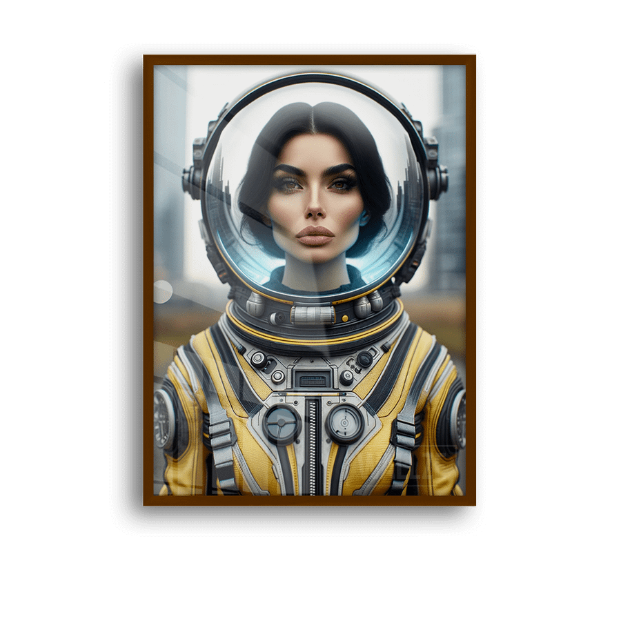 Quadro Decorativo Astronauta Bela - imagem 9