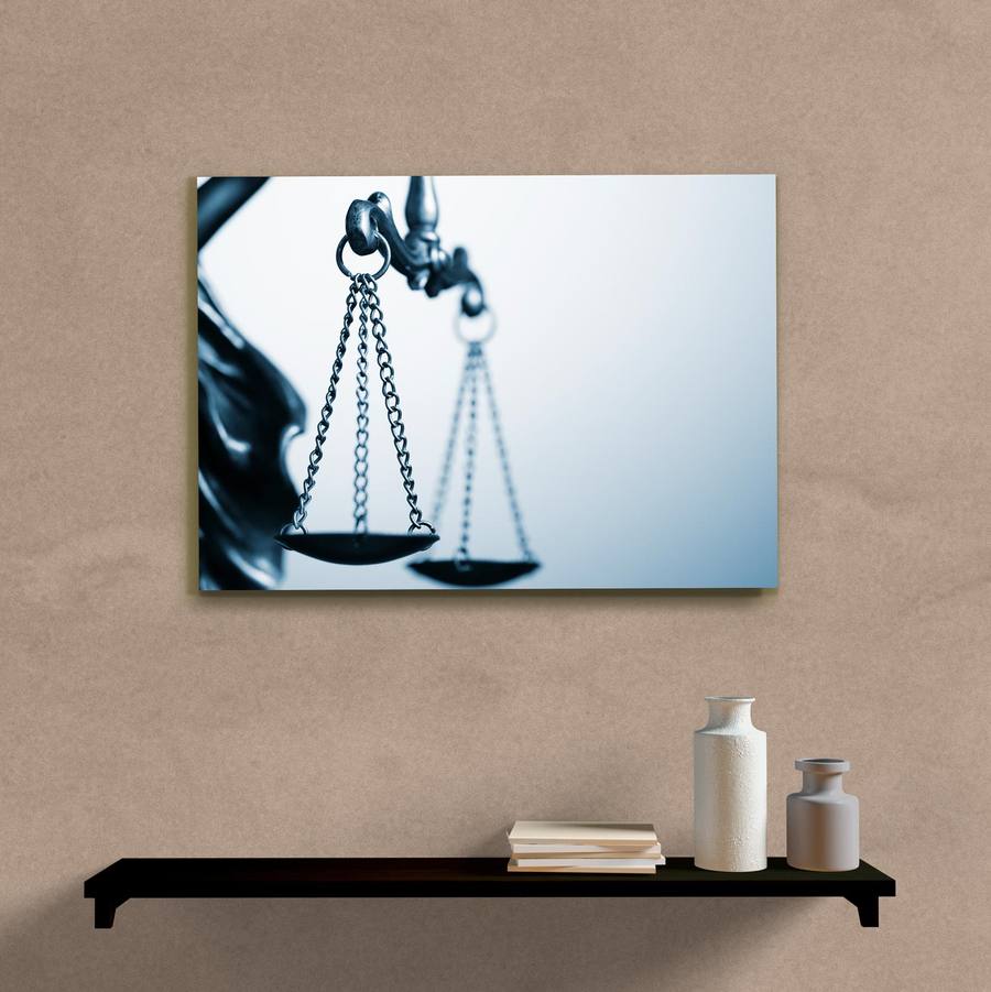 Quadro Decorativo Balança do Direito - imagem 5